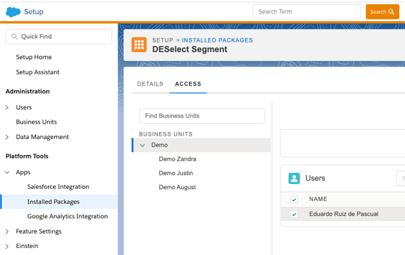 How to Deselect Data from transferring
