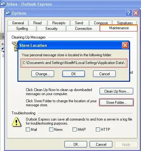Local Settings folder