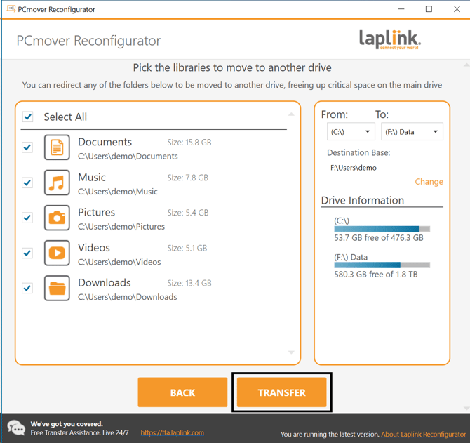 PCmoverReconfigurator-Transfer